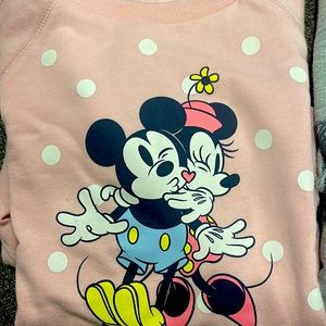 Lot of 2 long sleeve Disney sweatshirts
